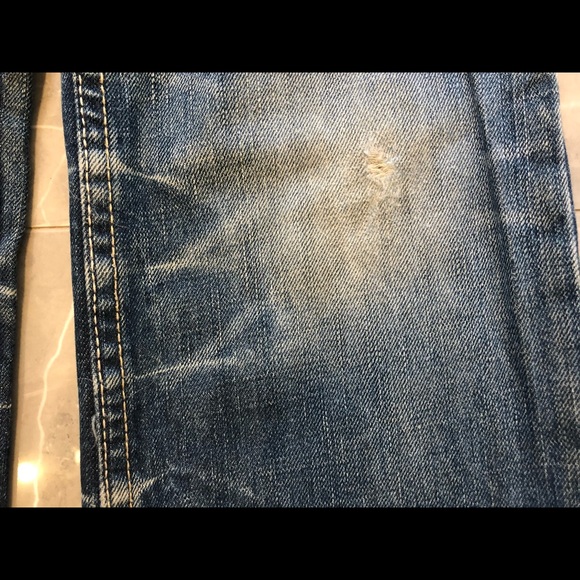 Gap kids boy’s distressed jeans, original fit - Picture 6 of 7